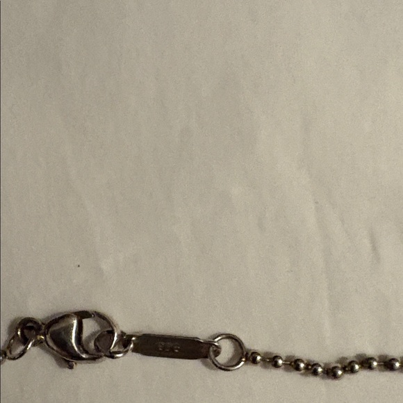 Tiffany & Co. Silver Graduated Bead Pendant Necklace with Blue Pouch - Picture 3 of 9